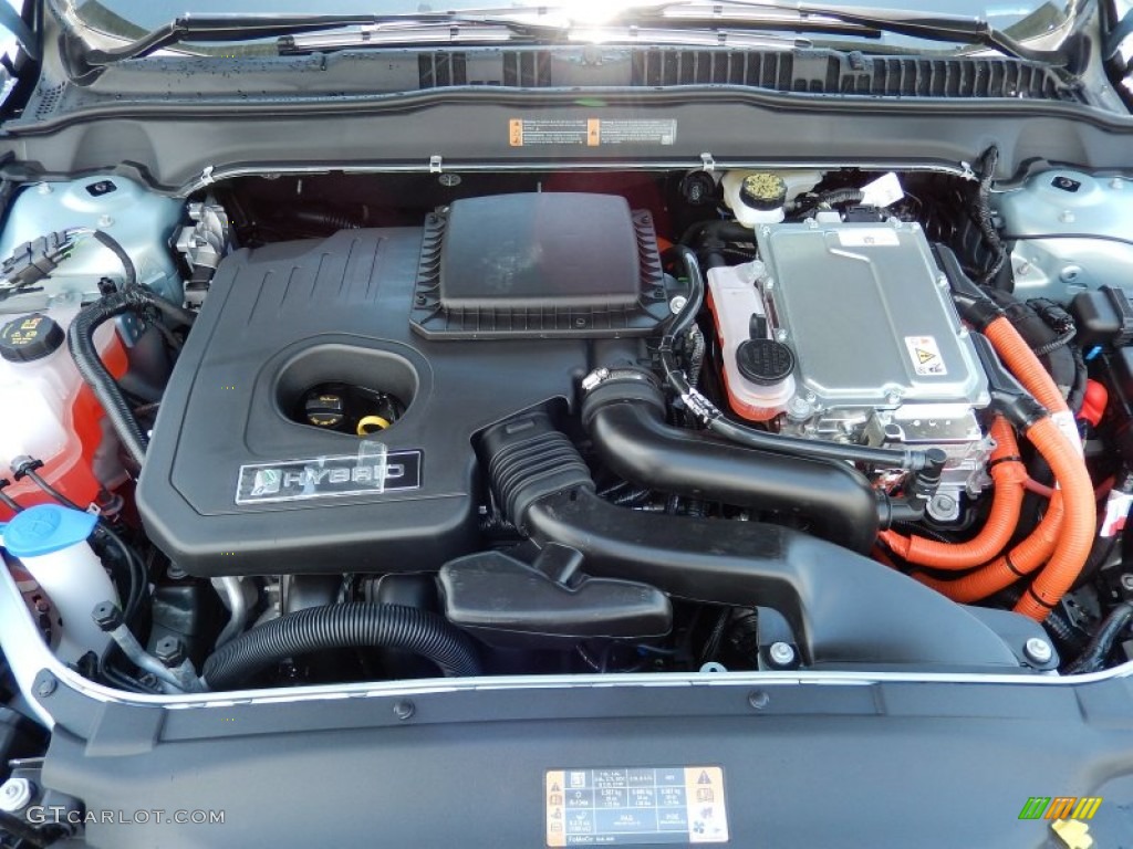 2014 Ford Fusion Hybrid Titanium Engine Photos