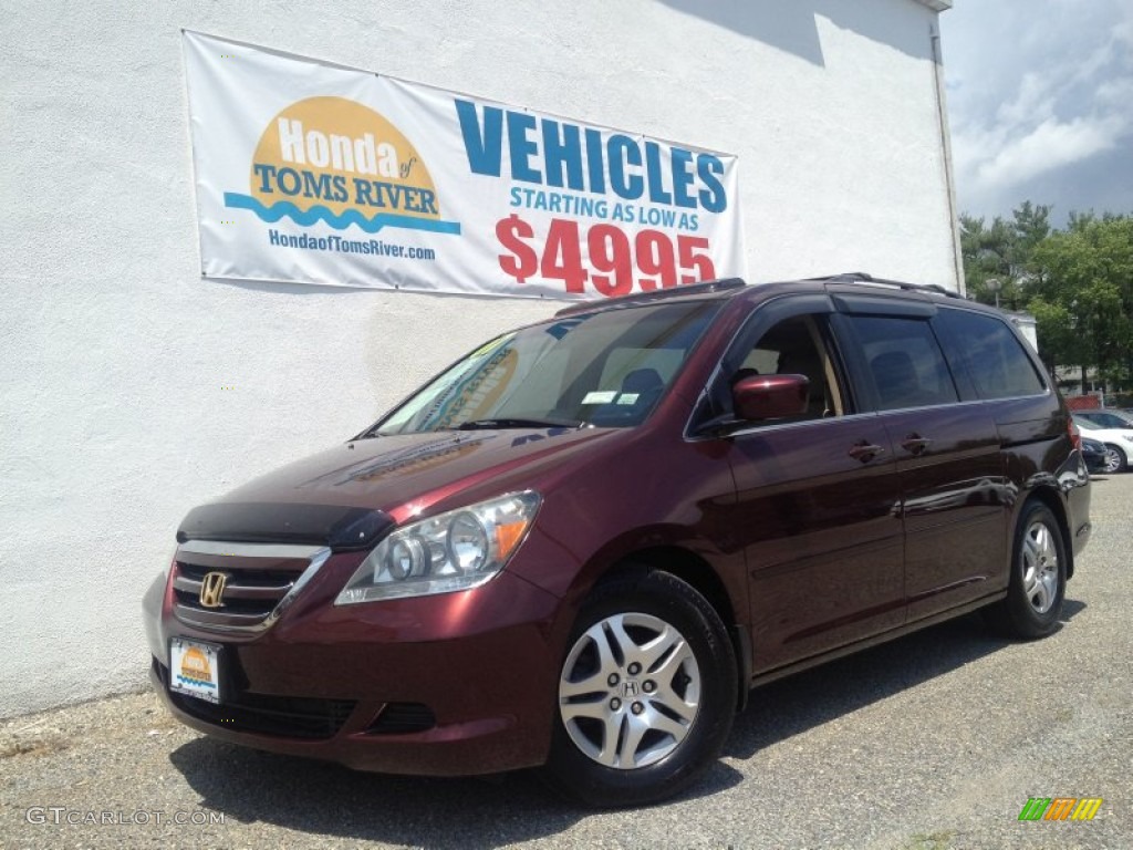 Dark Cherry Pearl Honda Odyssey