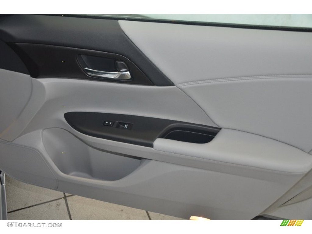 2014 Accord EX-L V6 Sedan - Alabaster Silver Metallic / Gray photo #26