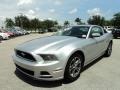 2014 Ingot Silver Ford Mustang V6 Premium Coupe  photo #13