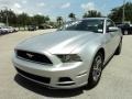 2014 Ingot Silver Ford Mustang V6 Premium Coupe  photo #14