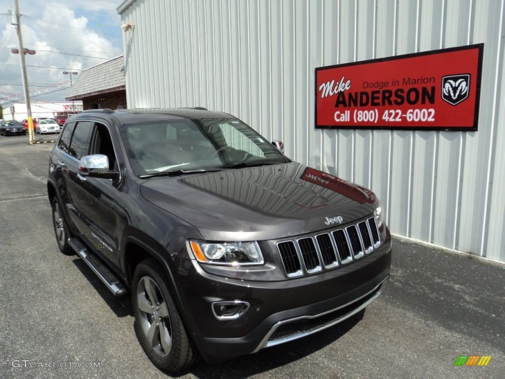 2014 Grand Cherokee Limited 4x4 - Granite Crystal Metallic / Morocco Black photo #1