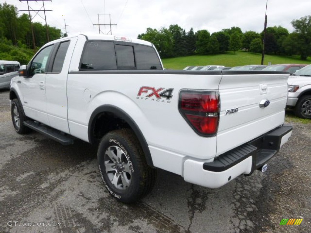 2014 F150 FX4 SuperCab 4x4 - Oxford White / Black photo #6