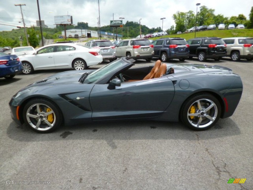 Cyber Gray Metallic 2014 Chevrolet Corvette Stingray Convertible Exterior Photo #94779270