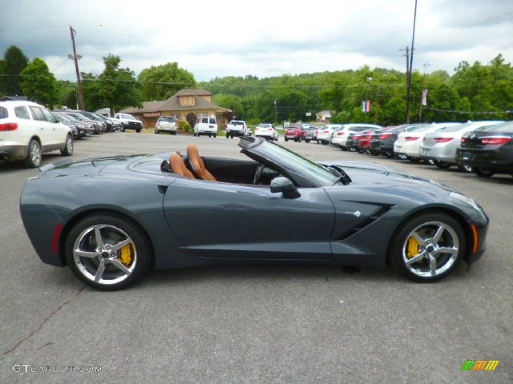Cyber Gray Metallic 2014 Chevrolet Corvette Stingray Convertible Exterior Photo #94779336