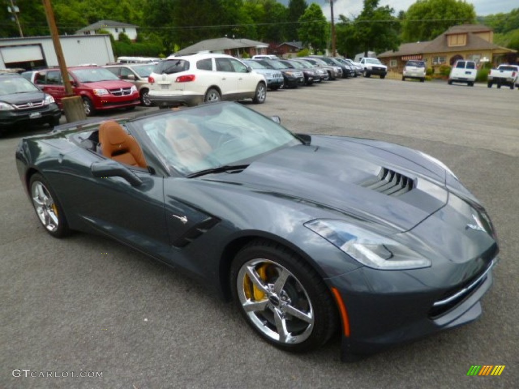 Cyber Gray Metallic 2014 Chevrolet Corvette Stingray Convertible Exterior Photo #94779357