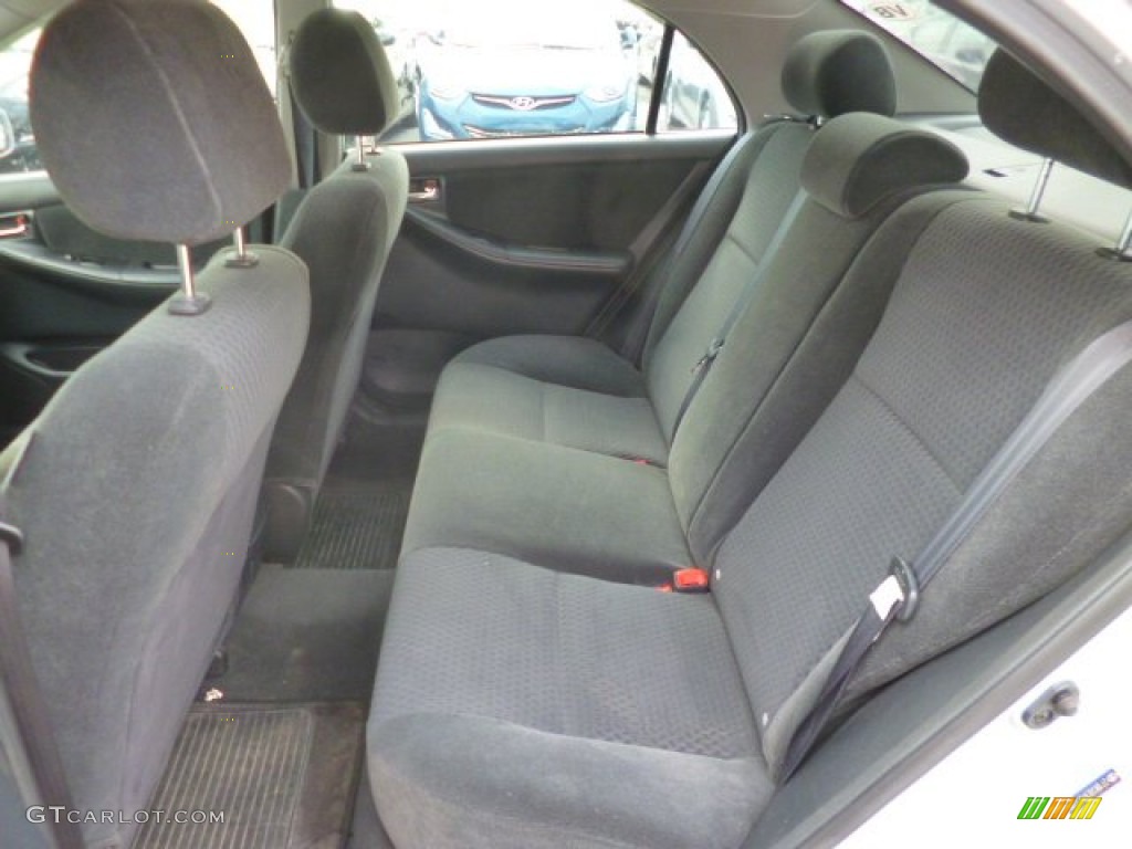 2007 Toyota Corolla S Rear Seat Photos