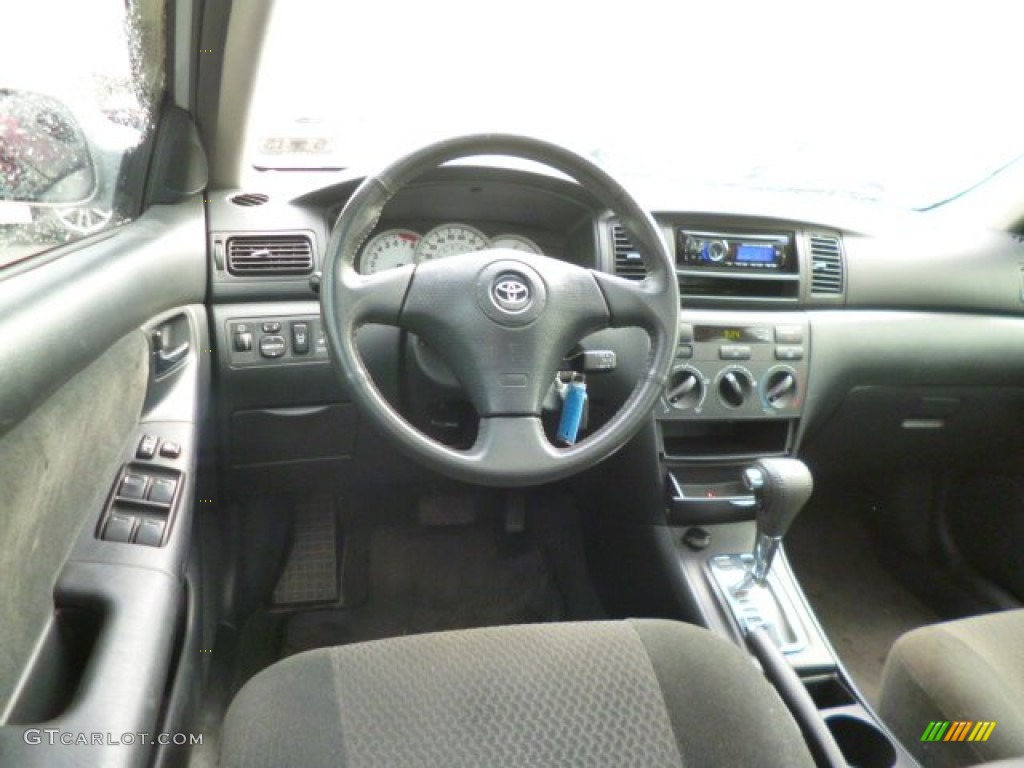 2007 Toyota Corolla S Dark Charcoal Dashboard Photo #94779852