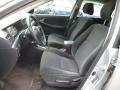 2007 Toyota Corolla Dark Charcoal Interior Front Seat Photo