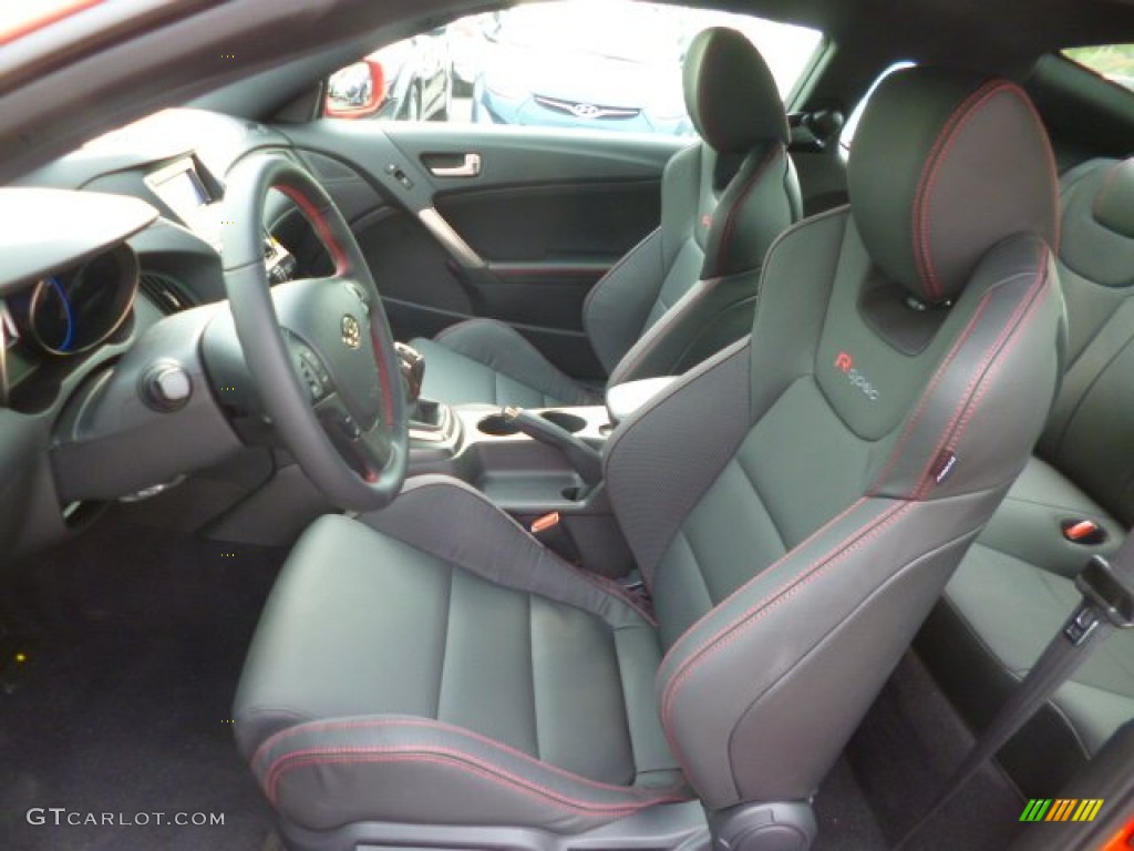 R Spec Black Red Interior 2014 Hyundai Genesis Coupe 2 0t R
