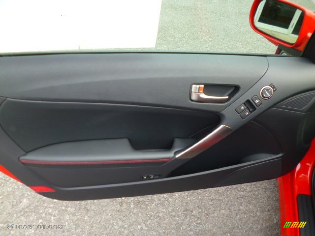 2014 Genesis Coupe 2.0T R-Spec - Tsukuba Red / R-Spec Black/Red photo #17