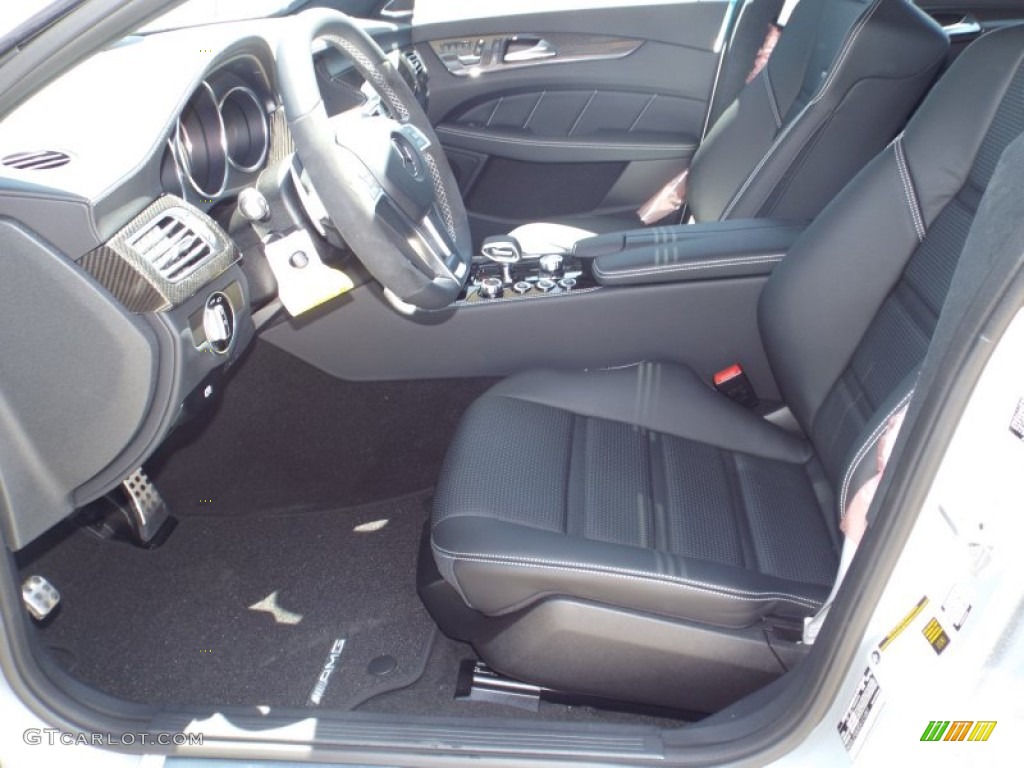 Black Interior 2014 Mercedes-Benz CLS 63 AMG Photo #94781820