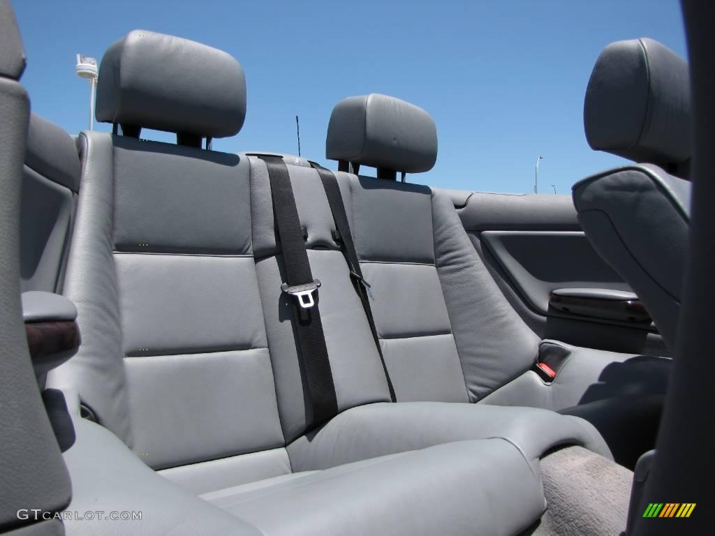 2002 3 Series 330i Convertible - Steel Grey Metallic / Grey photo #19