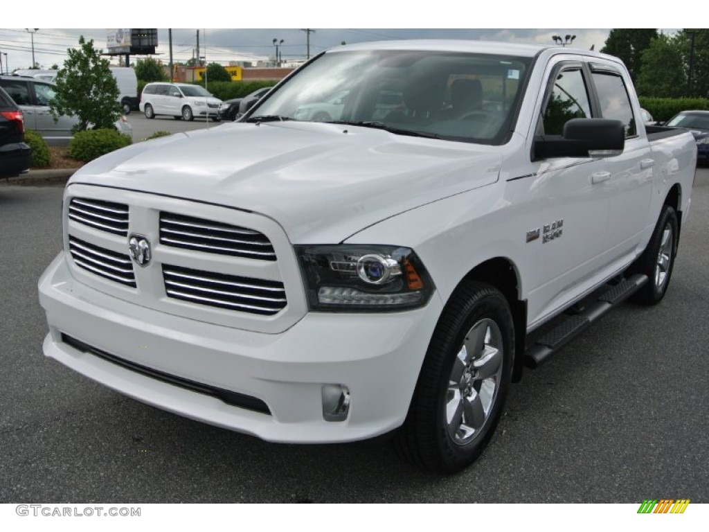 2013 1500 Sport Crew Cab 4x4 - Bright White / Black photo #1