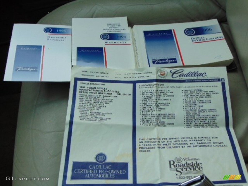 1996 Cadillac DeVille Sedan Books/Manuals Photo #94786752