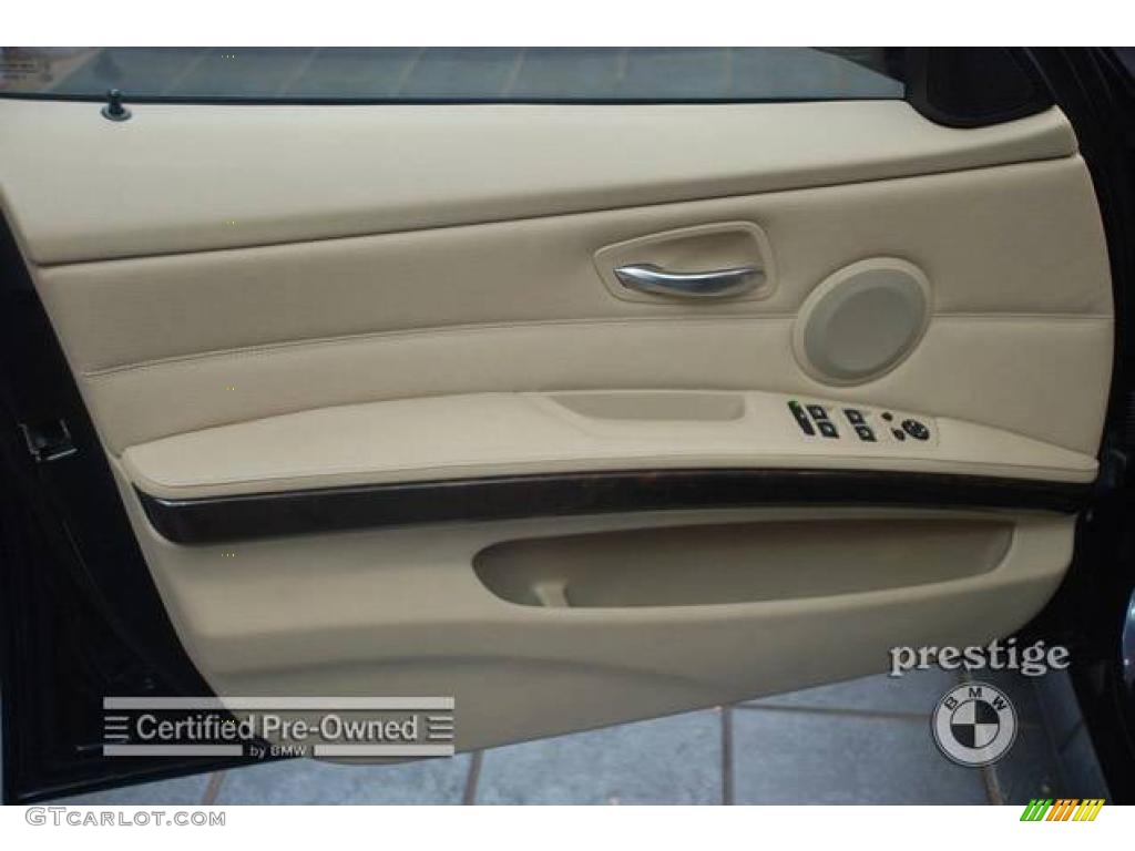 2007 3 Series 328xi Wagon - Monaco Blue Metallic / Beige photo #9