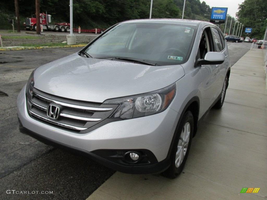 2014 CR-V EX AWD - Alabaster Silver Metallic / Black photo #7