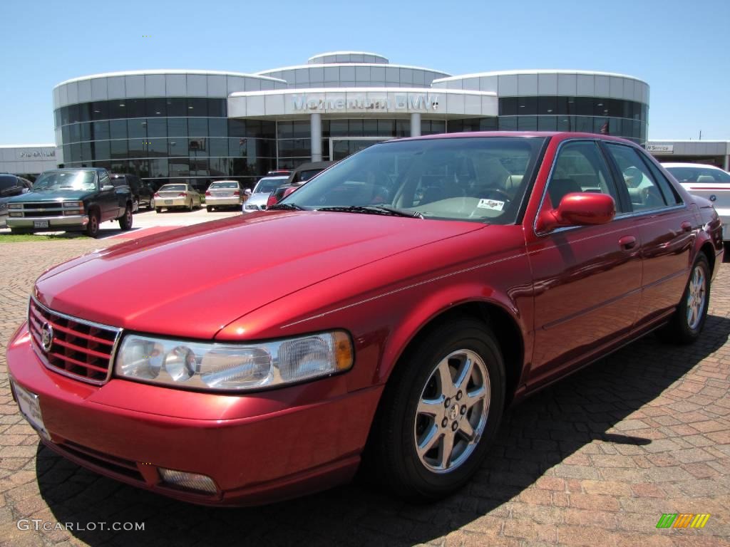 2002 Seville STS - Crimson Red Pearl / Neutral Shale photo #1
