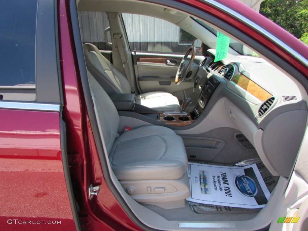 2009 Enclave CXL - Red Jewel Tintcoat / Dark Titanium/Titanium photo #22