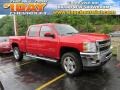 2014 Victory Red Chevrolet Silverado 2500HD LTZ Crew Cab 4x4  photo #1