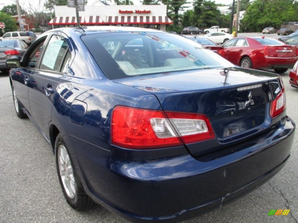 2009 Galant ES - Maizen Blue Pearl / Beige photo #4