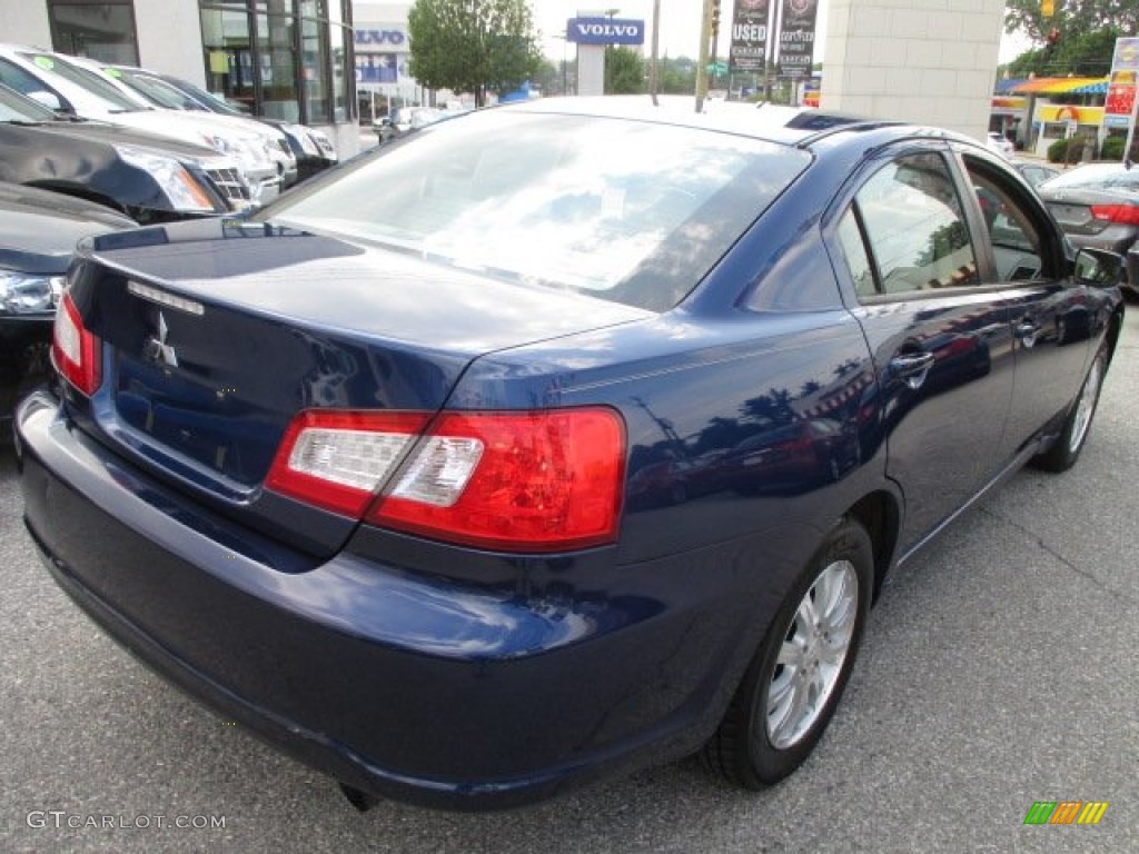 2009 Galant ES - Maizen Blue Pearl / Beige photo #6