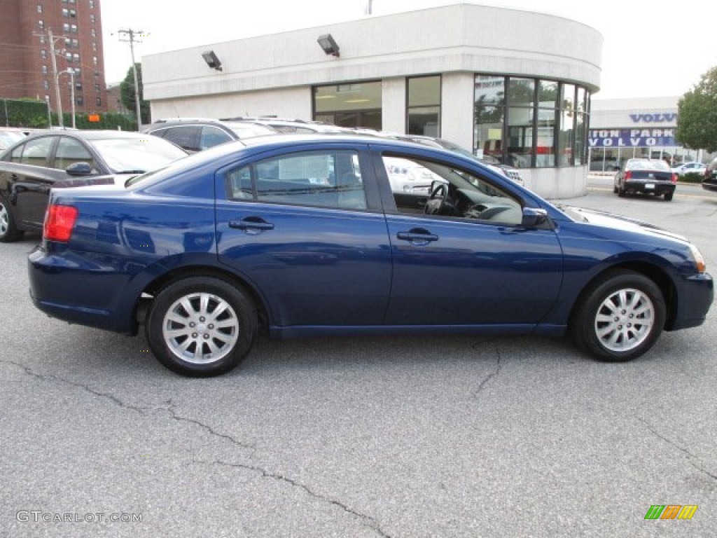 2009 Galant ES - Maizen Blue Pearl / Beige photo #7