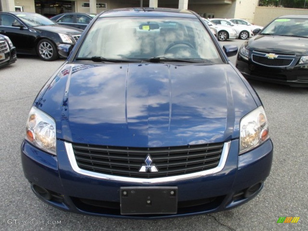2009 Galant ES - Maizen Blue Pearl / Beige photo #9