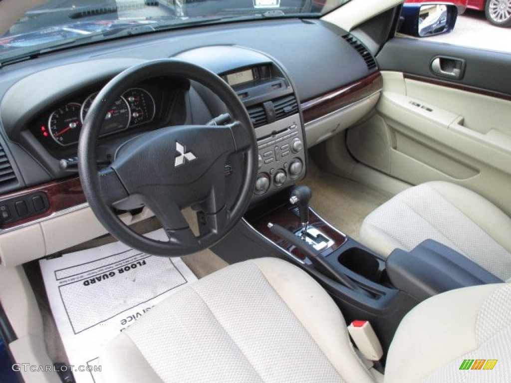 2009 Galant ES - Maizen Blue Pearl / Beige photo #11