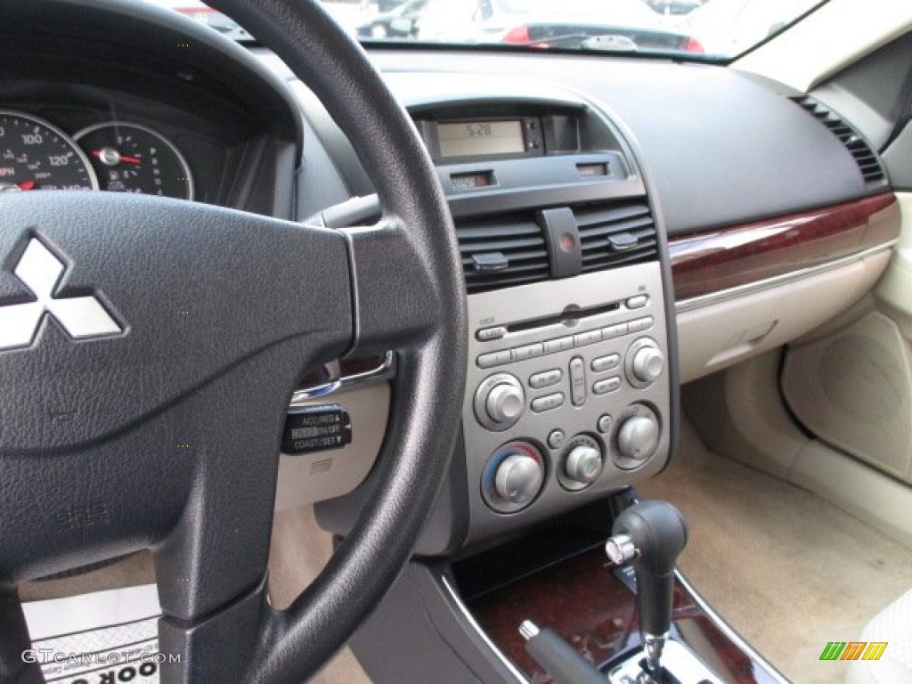 2009 Galant ES - Maizen Blue Pearl / Beige photo #14
