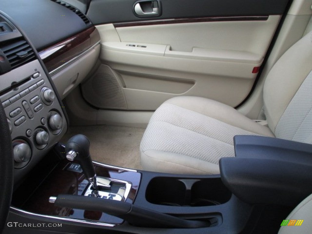 2009 Galant ES - Maizen Blue Pearl / Beige photo #15
