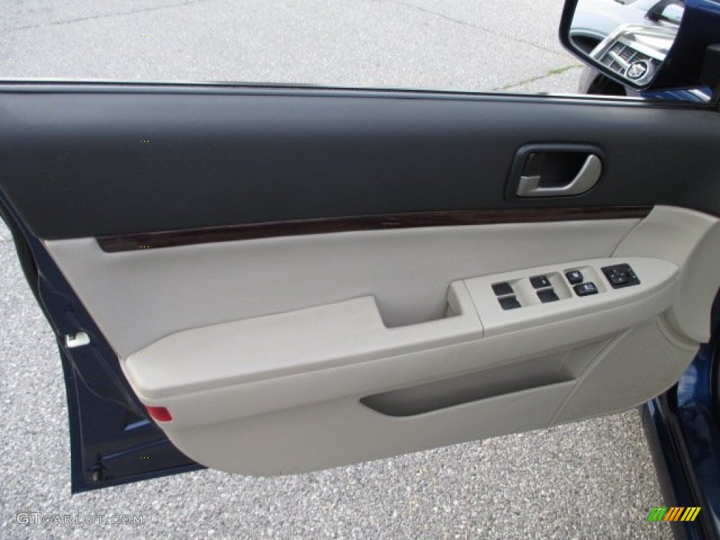 2009 Galant ES - Maizen Blue Pearl / Beige photo #22