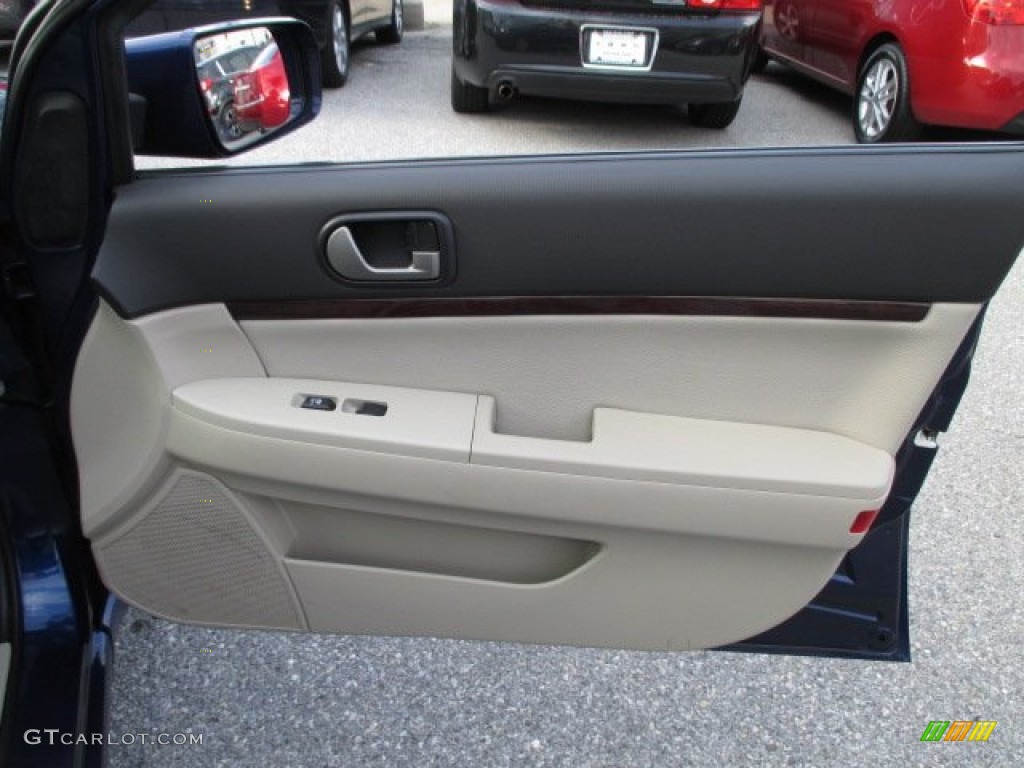 2009 Galant ES - Maizen Blue Pearl / Beige photo #25
