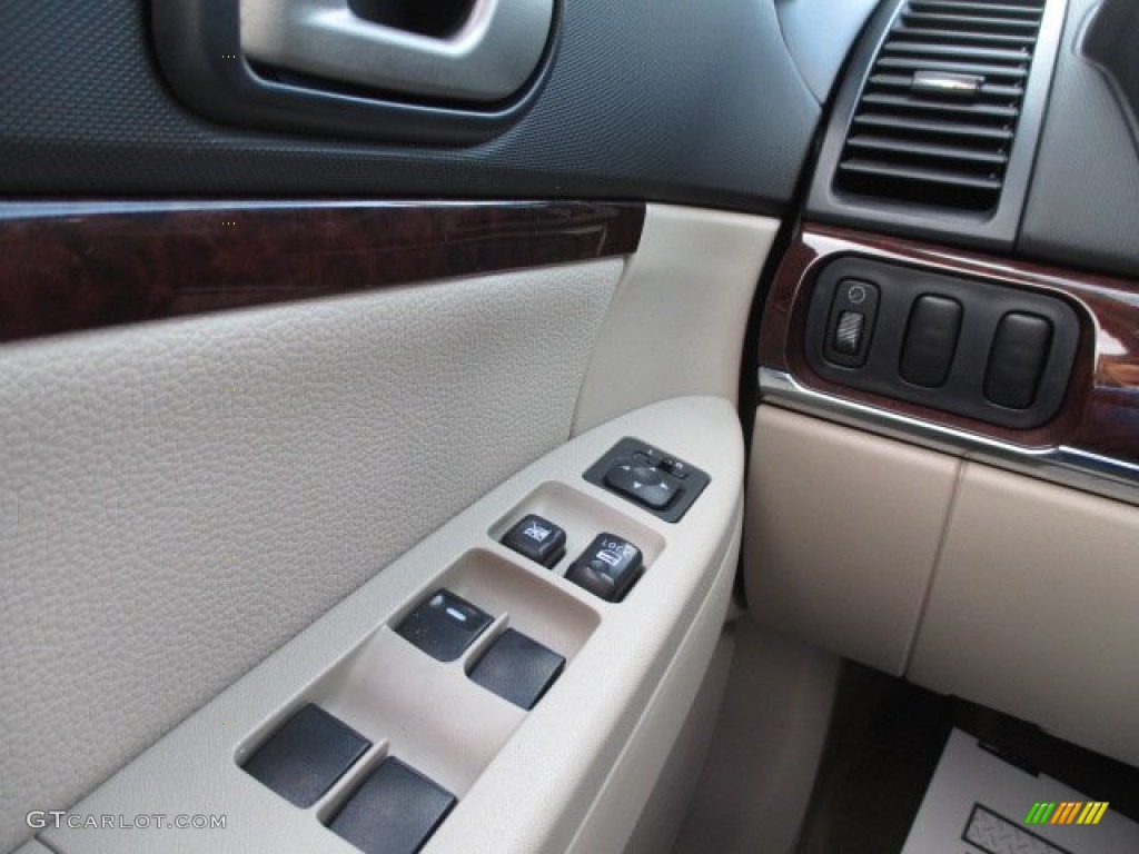 2009 Galant ES - Maizen Blue Pearl / Beige photo #26