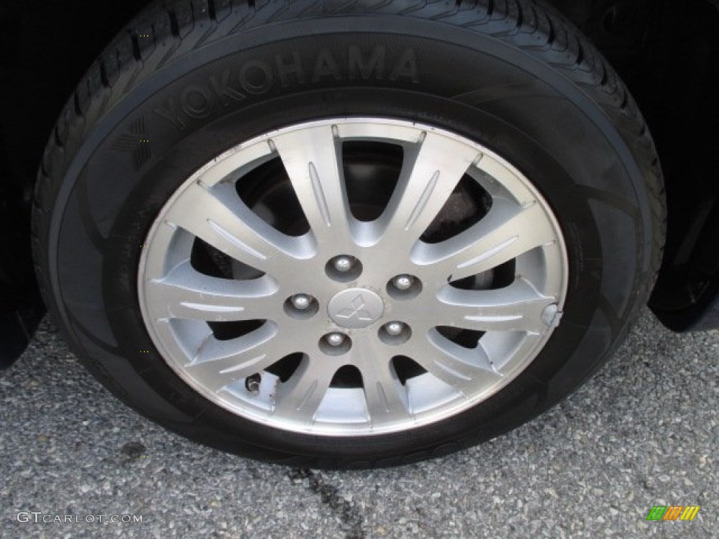 2009 Galant ES - Maizen Blue Pearl / Beige photo #36