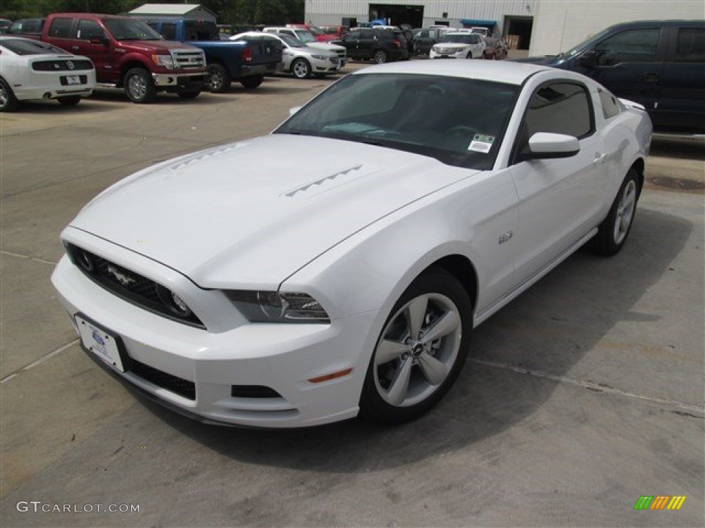 2014 Mustang GT Coupe - Oxford White / Charcoal Black photo #3