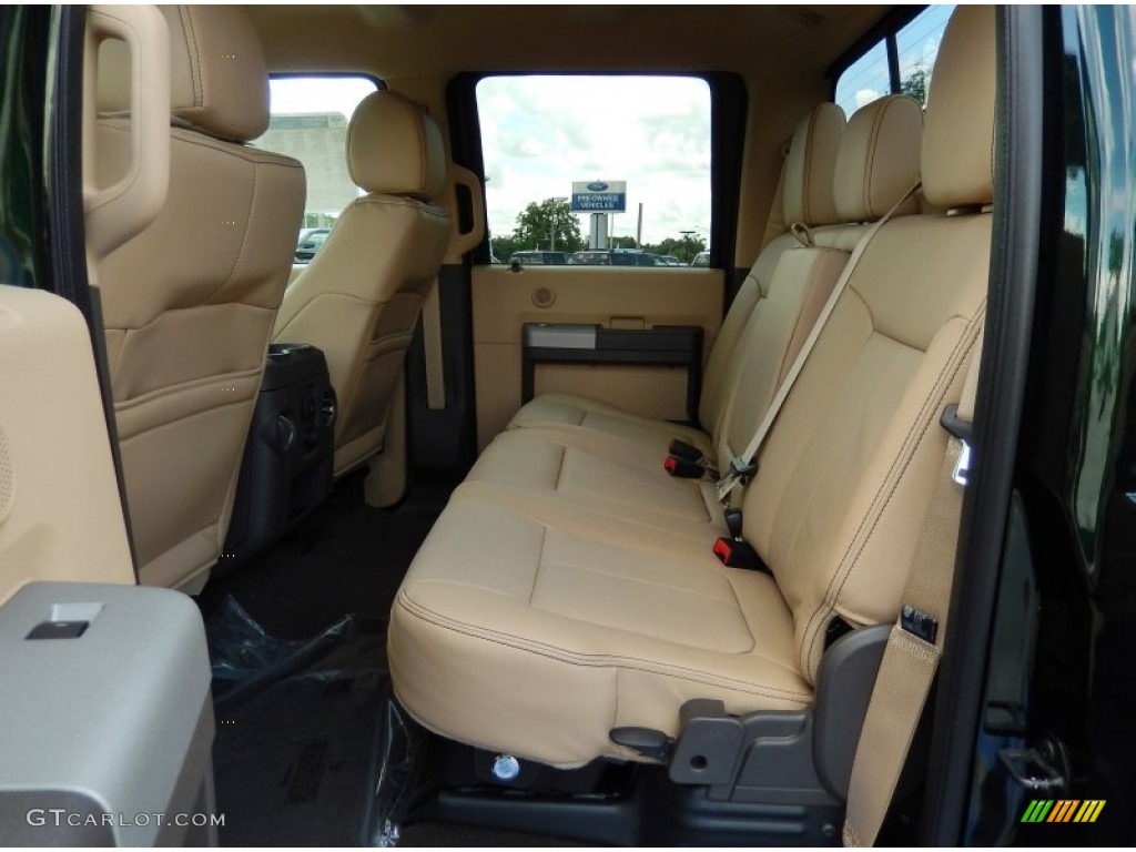 2015 Ford F350 Super Duty Lariat Crew Cab Rear Seat Photo #94791706