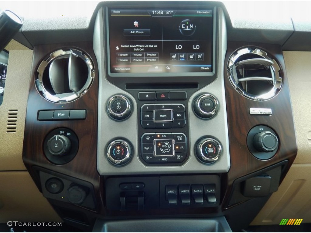 2015 Ford F350 Super Duty Lariat Crew Cab Controls Photos