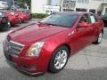 2009 Crystal Red Cadillac CTS 4 AWD Sedan  photo #2