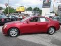 2009 Crystal Red Cadillac CTS 4 AWD Sedan  photo #3