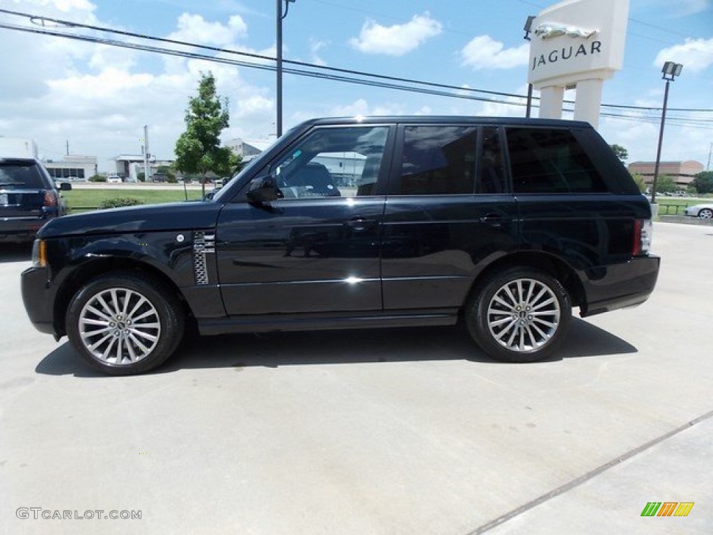Santorini Black Metallic 2012 Land Rover Range Rover Autobiography Exterior Photo #94791831