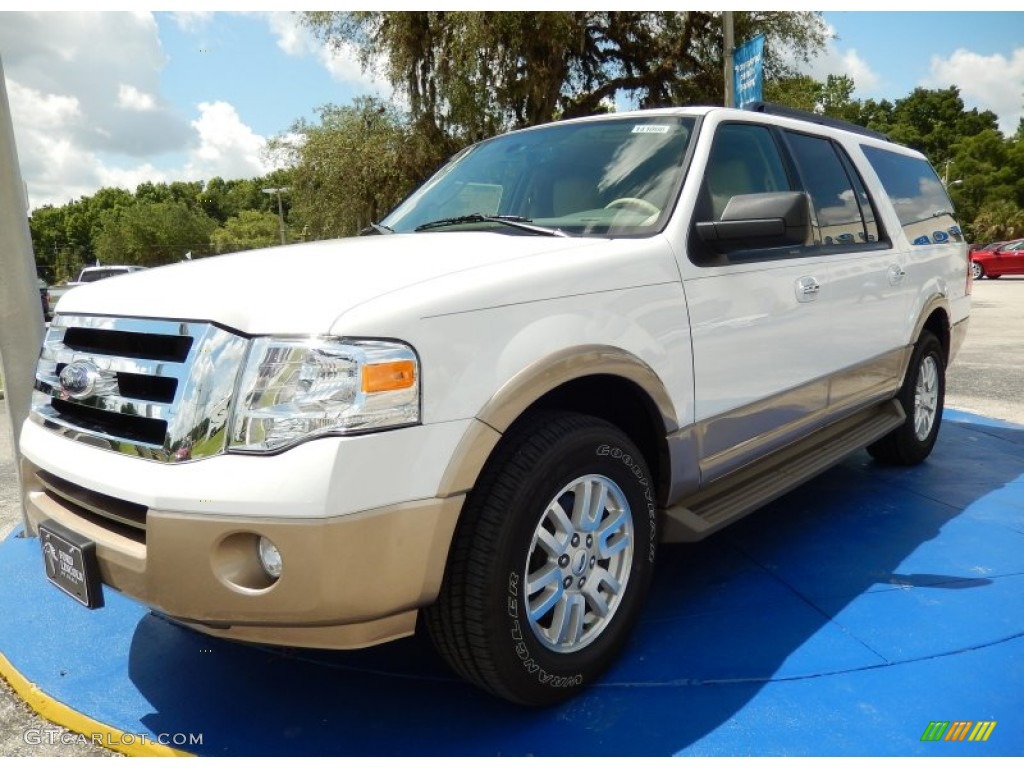 2014 Expedition EL XLT - Oxford White / Camel photo #1