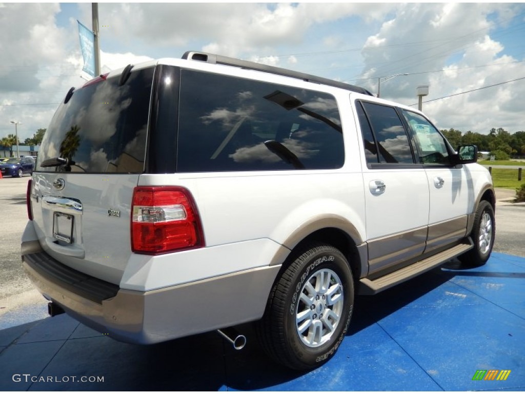 2014 Expedition EL XLT - Oxford White / Camel photo #3