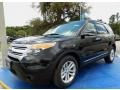 2014 Tuxedo Black Ford Explorer XLT  photo #1