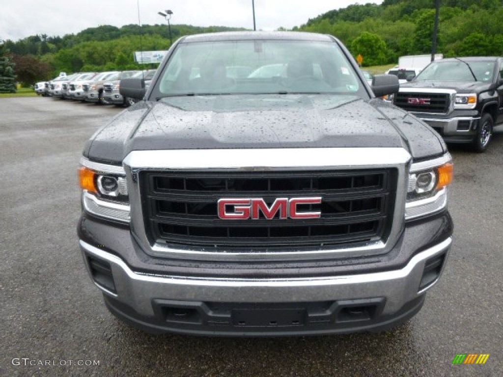 2014 Sierra 1500 Regular Cab 4x4 - Iridium Metallic / Jet Black/Dark Ash photo #2