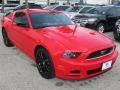 2014 Race Red Ford Mustang V6 Coupe  photo #3