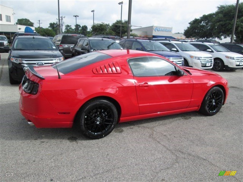 2014 Mustang V6 Coupe - Race Red / Charcoal Black photo #4