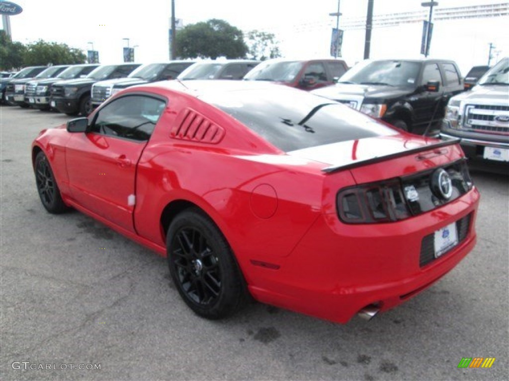 2014 Mustang V6 Coupe - Race Red / Charcoal Black photo #7
