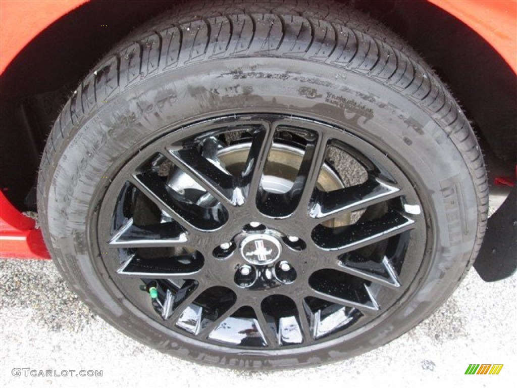 2014 Mustang V6 Coupe - Race Red / Charcoal Black photo #9