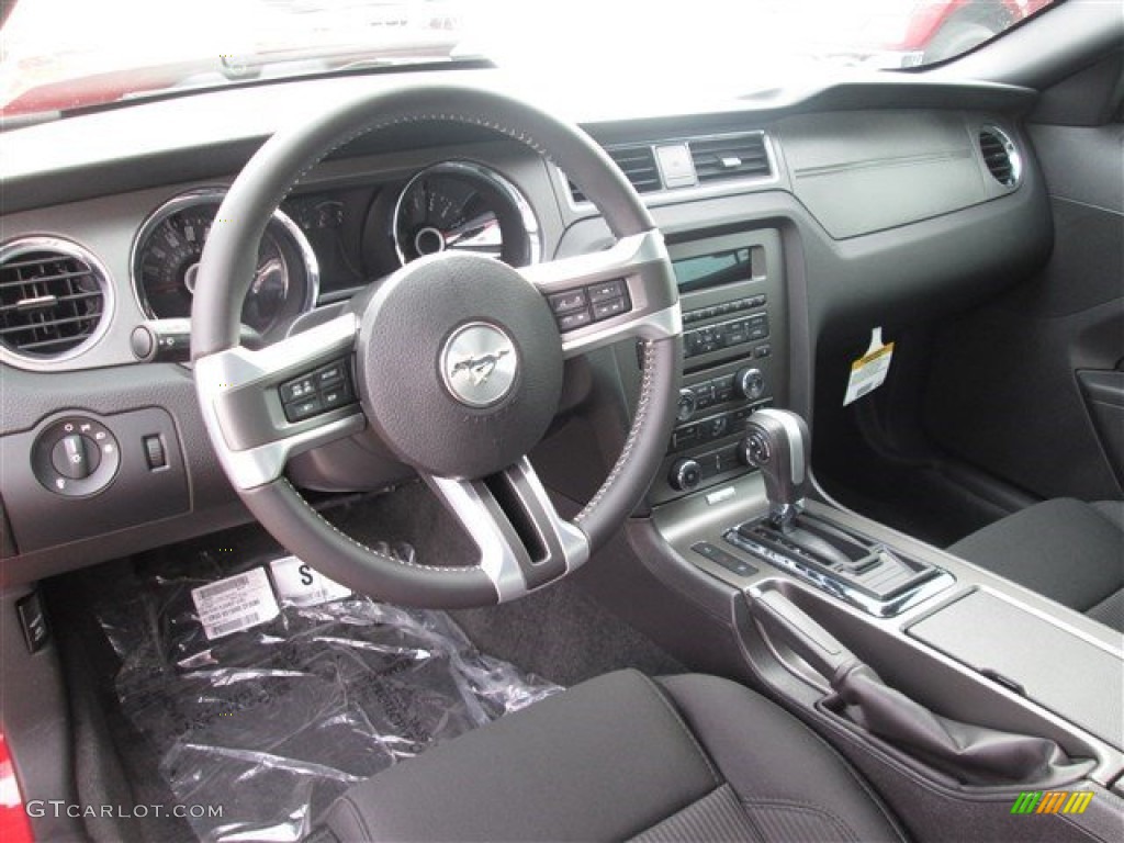 2014 Mustang V6 Coupe - Race Red / Charcoal Black photo #13